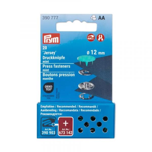 Prym 'Jersey' Druckknöpfe Mint 390777